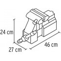 Šaltkalvio spaustuvai, HEAVY DUTY 150mm 24,2kg. 360° pasukamas. Keičiamos lūpos Truper® Šaltkalvio spaustuvai, HEAVY DUTY 150mm 24,2kg. 360° pasukamas. Keičiamos lūpos Truper®