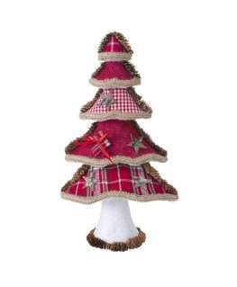 Eurofirany SW / CHRISTMAS TREE / 86B 40CM RED + NATURAL