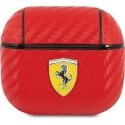 „Ferrari FESA3CARE AirPods 3“ uždengia raudoną/raudoną kelią PU anglis „Ferrari FESA3CARE AirPods 3“ uždengia raudoną/raudoną kelią PU anglis