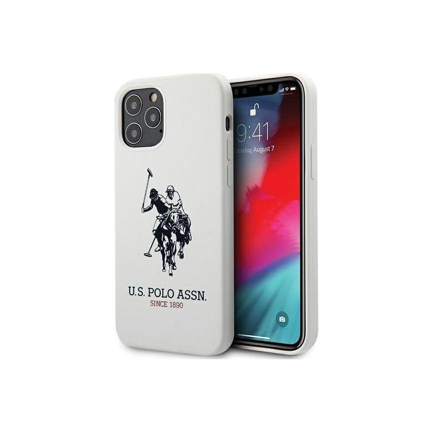 Us Polo Assn US Polo USHCP12MSLHRWH iPhone 12/12 Pro 6.1" white/white Silicone Collection