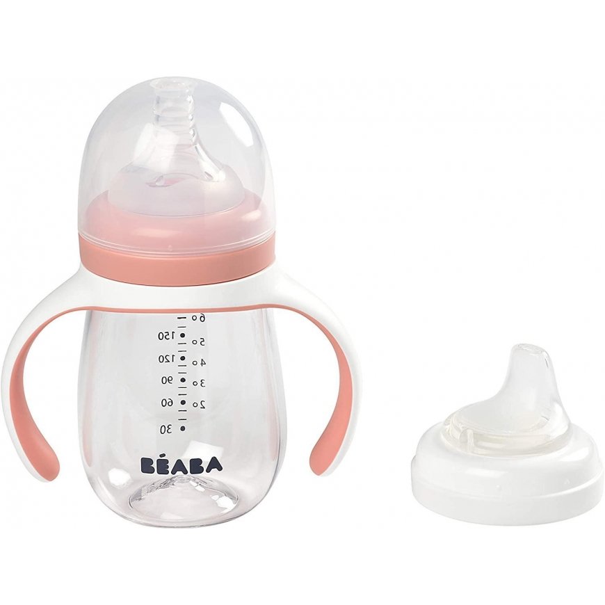 BEABA MOKOMASIS BUTELIUKAS-GERTUVĖ 2IN1, 210 ML, OLD Rožinis – 3