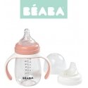 BEABA TRAINING BOTTLE-DRUNK 2IN1, 210 ML, OLD Pink BEABA TRAINING BOTTLE-DRUNK 2IN1, 210 ML, OLD Pink