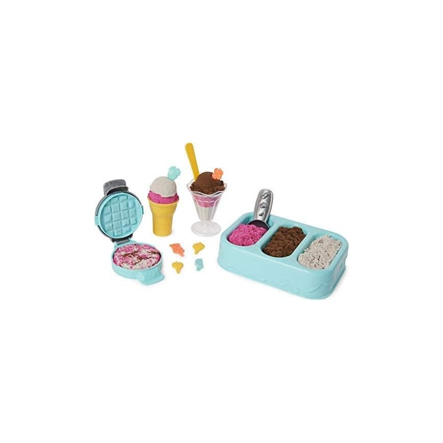 SPIN MASTER KINETIC SAND Kvepiantis kinetinis smėlis „Ledai“ – 5