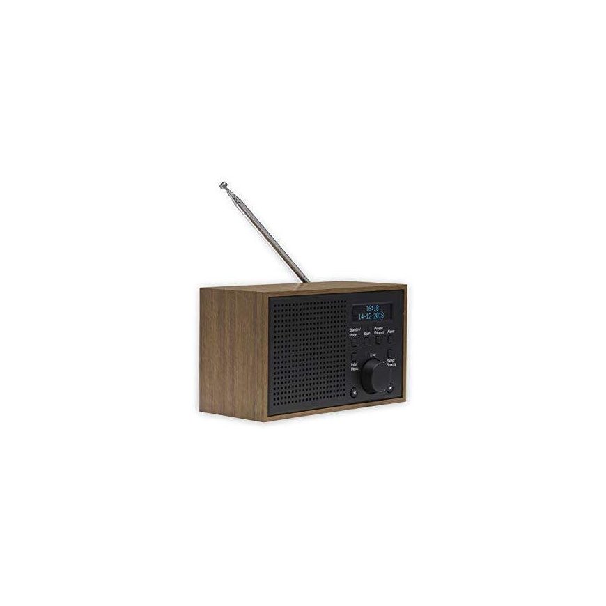Denver DAB-46DARK Pilkas radijo imtuvas Internetas Analoginis ir skaitmeninis Juoda, Ruda – 14
