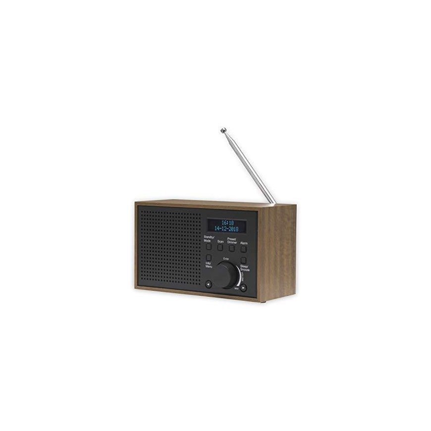 Denver DAB-46DARK Gray Radio Receiver Internet Analog & Digital Black, Brown – 15