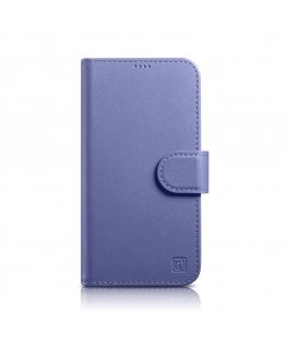 iCarer Wallet Case 2in1 Cover iPhone 14 Plus Anti-RFID Leather Flip Case Light Violetinė (WMI14220727-LP)