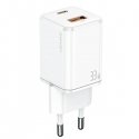 Usams T43 charger 1x USB-A 1x USB-C 3 A (6958444972107) Usams T43 charger 1x USB-A 1x USB-C 3 A (6958444972107)
