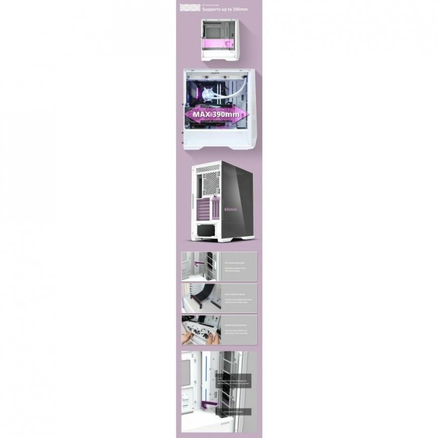 Zalman Z9 Iceberg White body – 10