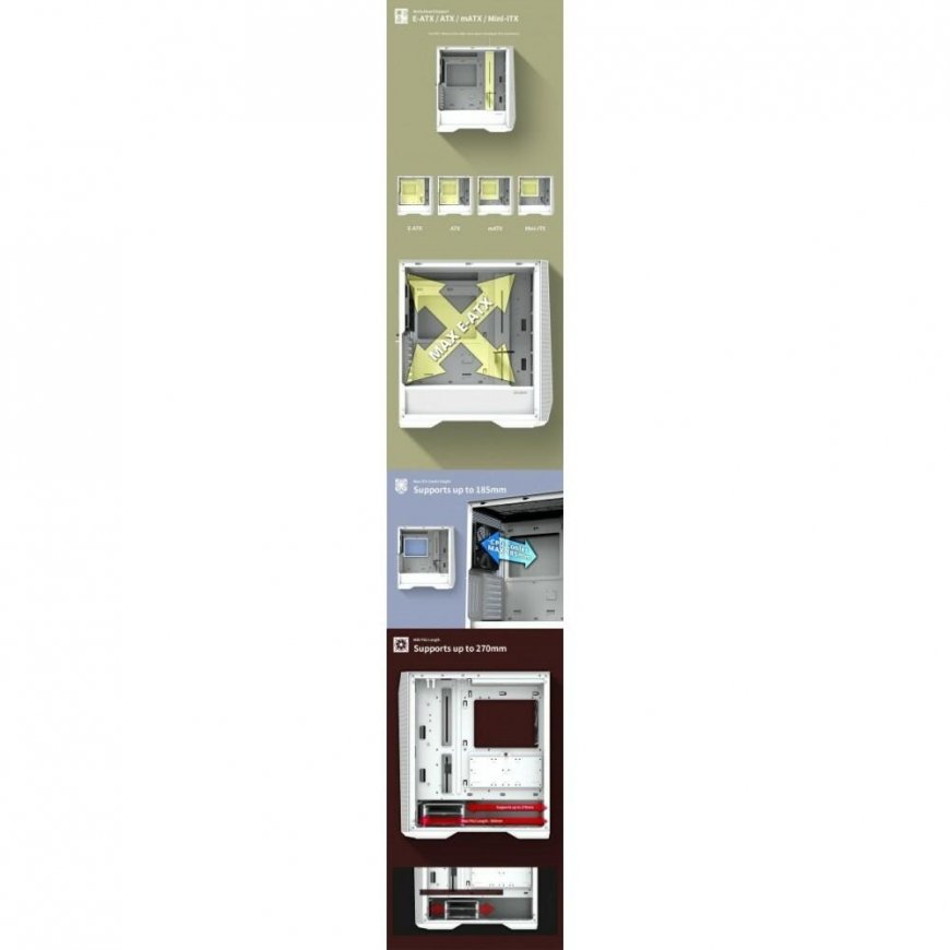 Zalman Z9 Iceberg Baltasis korpusas – 11