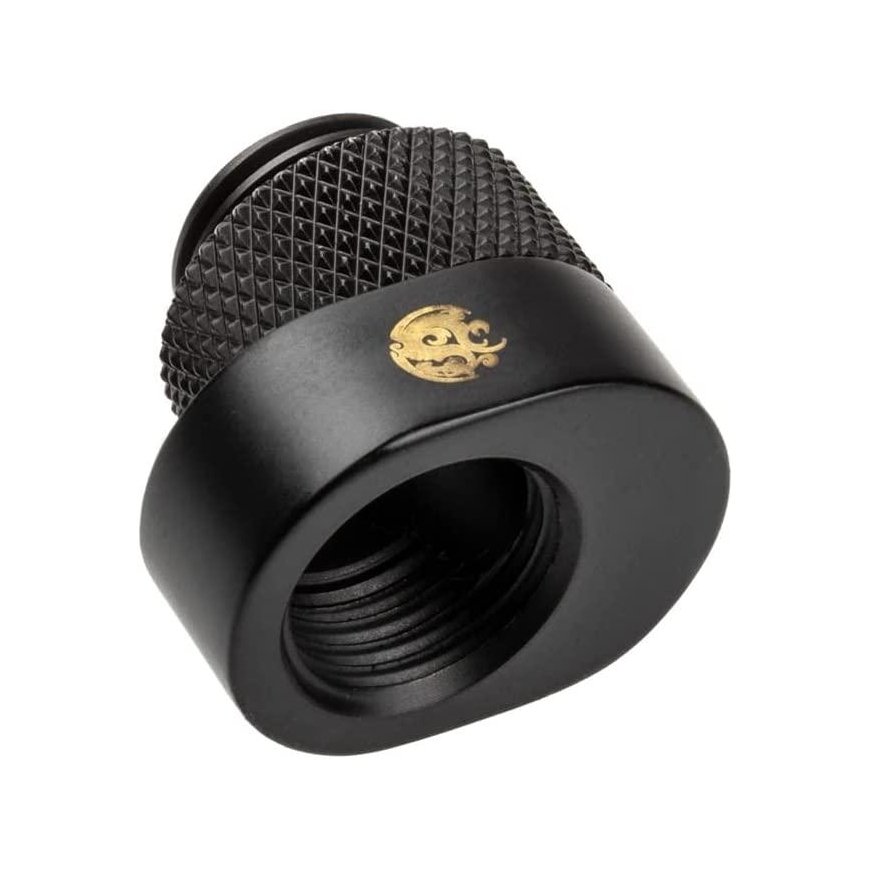 Bitspower Bitspower X-Cross extended Offset - carbon black – 3