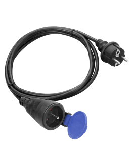 Orno IP44 atsparus purslams dirbtuvių ilgintuvas, 1x2P + Z 30m, guminis alyvai atsparus kabelis H07RN-F 3x1,5mm ?, 230VAC / 16A
