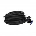 Orno IP44 splash-proof workshop extension cord, 1x2P + Z 30m, rubber oil-resistant cable H07RN-F 3x1