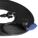 Orno IP44 atsparus purslams dirbtuvių ilgintuvas, 1x2P + Z 30m, guminis alyvai atsparus kabelis H07R Orno IP44 atsparus purslams dirbtuvių ilgintuvas, 1x2P + Z 30m, guminis alyvai atsparus kabelis H07R