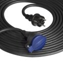 Orno IP44 atsparus purslams dirbtuvių ilgintuvas, 1x2P + Z 30m, guminis alyvai atsparus kabelis H07R Orno IP44 atsparus purslams dirbtuvių ilgintuvas, 1x2P + Z 30m, guminis alyvai atsparus kabelis H07R