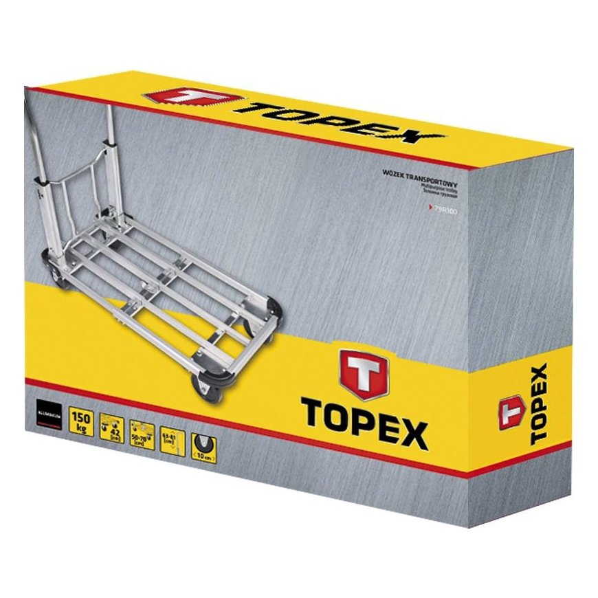 Topex transportavimo vežimėlis, sulankstomas 150 kg (79R300) – 3