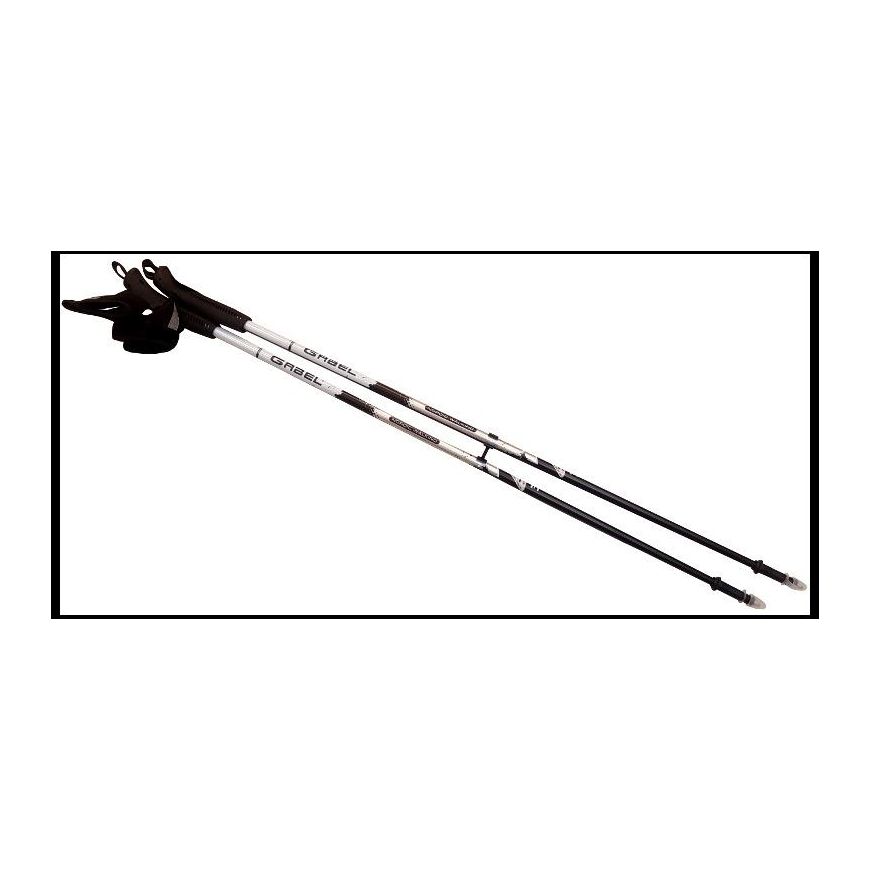Gabel Stopki gumowe Nordic Walking black