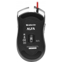 Defender Alfa GM-703L pele Labā roka USB Type-A Optisks 3200 DPI Defender Alfa GM-703L pele Labā roka USB Type-A Optisks 3200 DPI