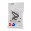 Savio CL-27/B video cable adapter HDMI Type A (Standard) VGA (D-Sub) White Savio CL-27/B video cable adapter HDMI Type A (Standard) VGA (D-Sub) White