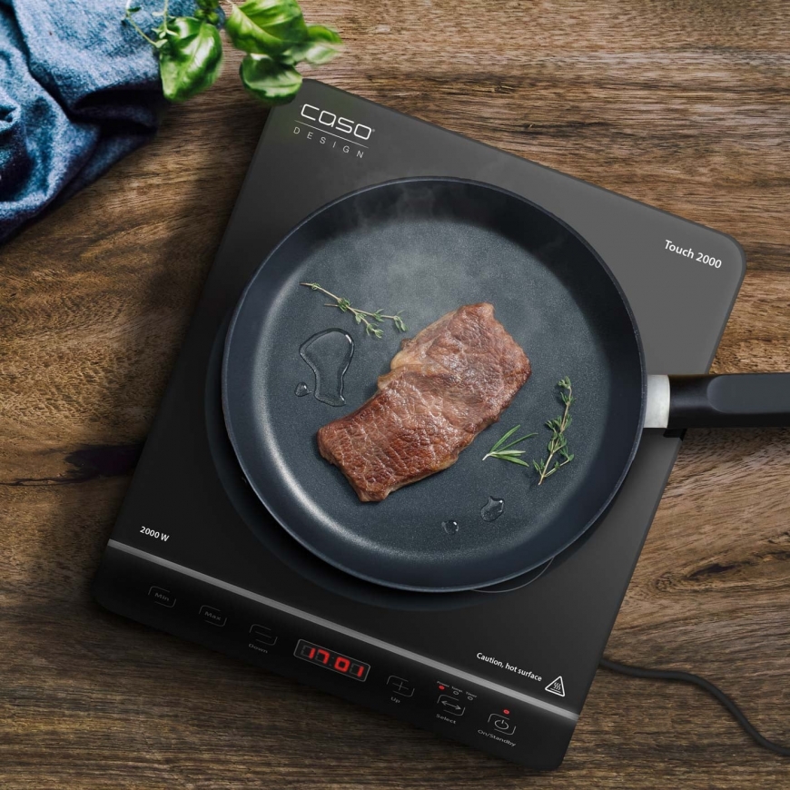 Caso 2008 hob Black Countertop Zone induction hob 1 zone(s) – 3