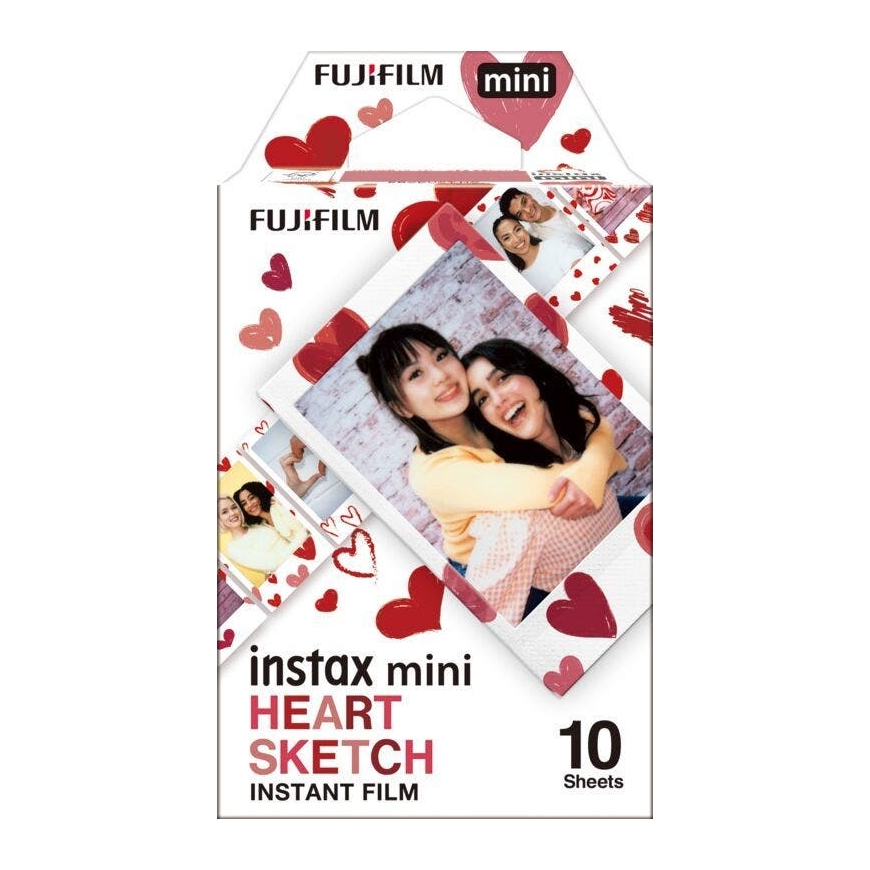 Fujifilm instax mini filmo širdies eskizas