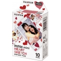 Fujifilm instax mini filmo širdies eskizas Fujifilm instax mini filmo širdies eskizas