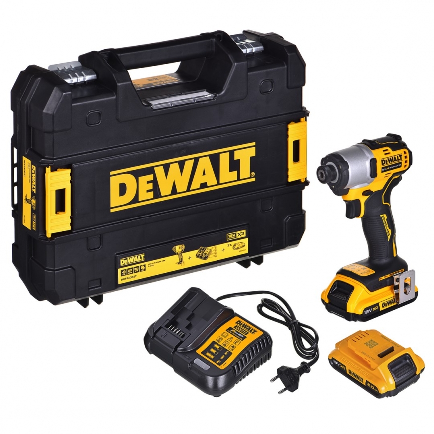 DeWALT Triecienvadītājs 18V 2x2.0Ah DCF840D2T