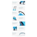 Cellfast hose trolley DISCOVER 60mb 1/2 "55-600 Cellfast hose trolley DISCOVER 60mb 1/2 "55-600