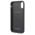 „Ferrari Hardcase“ FEOVEHCI65BK „iPhone Xs Maks“ nespalvotų/nespalvotų takelių pertvara „Ferrari Hardcase“ FEOVEHCI65BK „iPhone Xs Maks“ nespalvotų/nespalvotų takelių pertvara