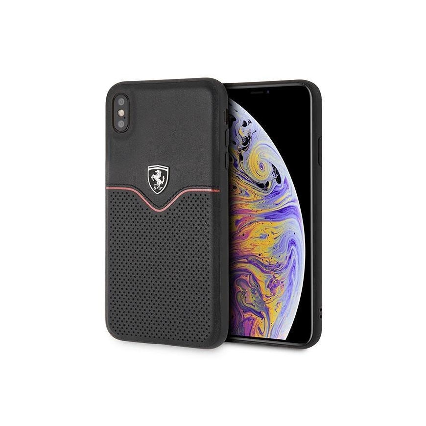 Ferrari Hardcase FEOVEHCI65BK iPhone Xs Max B/W Track Divider – 8