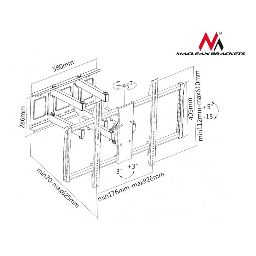 MACLEAN MC-679 Maclean MC-679 TV Wall Mo – 2