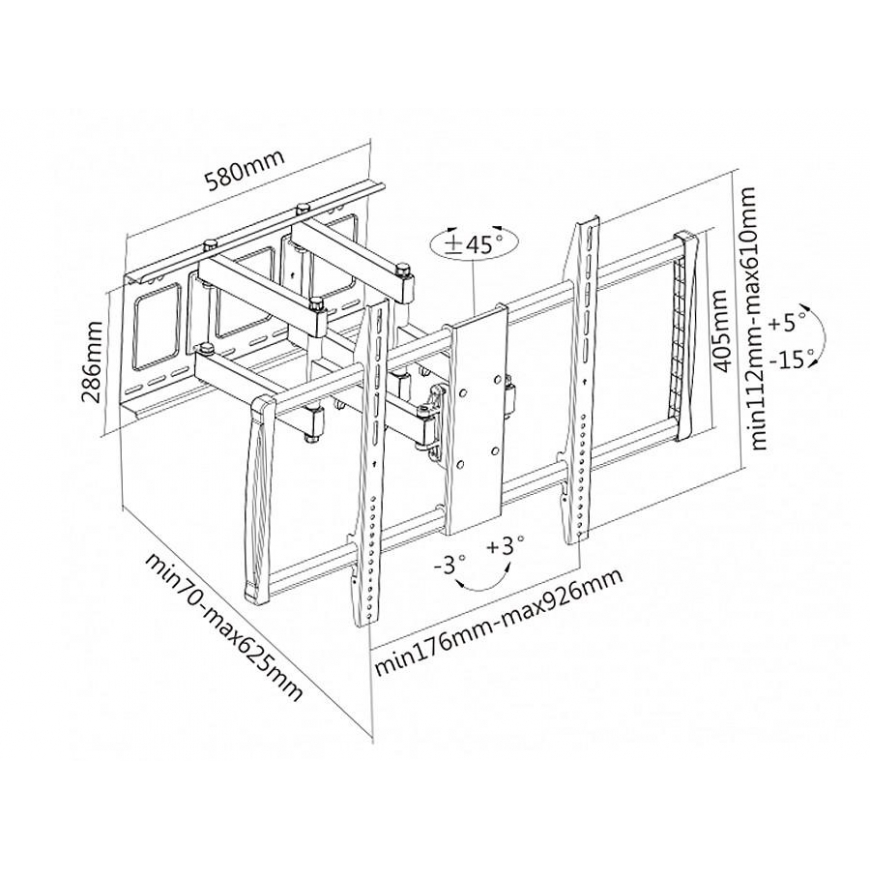 MACLEAN MC-679 Maclean MC-679 TV Wall Mo – 8