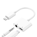 Extra Digital Double adapter for iPhone Lightning - 3.5 mm headphones and charger Extra Digital Double adapter for iPhone Lightning - 3.5 mm headphones and charger