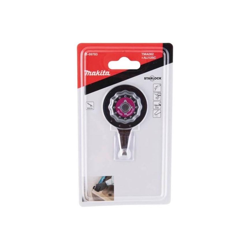 Makita B-69783 MULTITOOL CUTTER TMA082, STAINLESS, STARLOCK, sealed cutting blade - for sealing mate – 2
