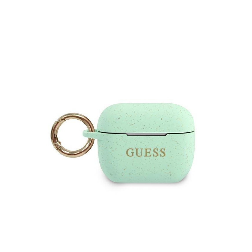 Guess Protective case GUACAPSILGLGN silicone Glitter