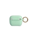 Guess Protective case GUACAPSILGLGN silicone Glitter for AirPods Pro turquoise