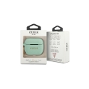 Guess Protective case GUACAPSILGLGN silicone Glitter for AirPods Pro turquoise