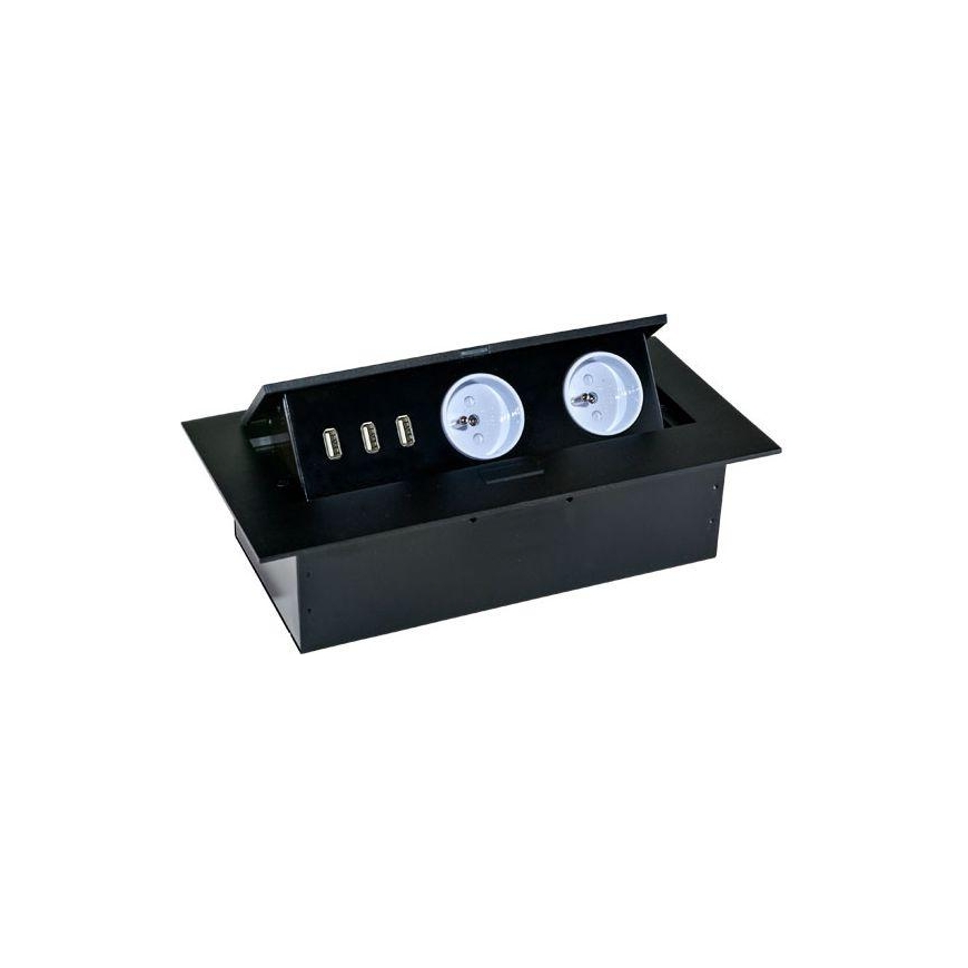 Orno Ono Socket, recessed into 3