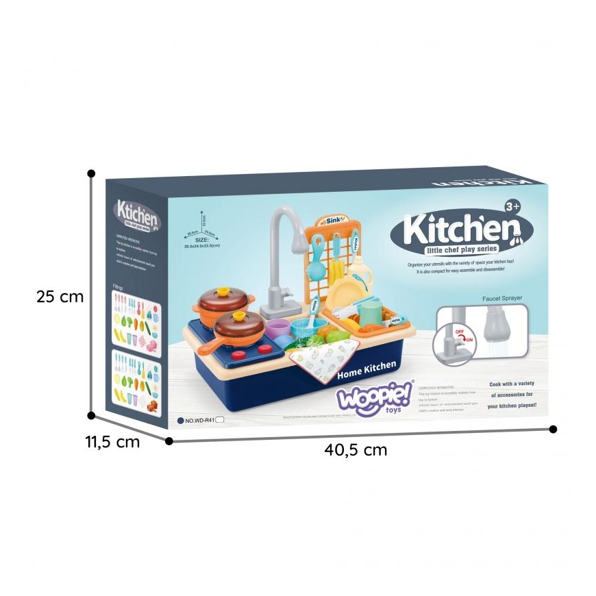 Vaikiška virtuvėlė 2in1, Woopie – 4