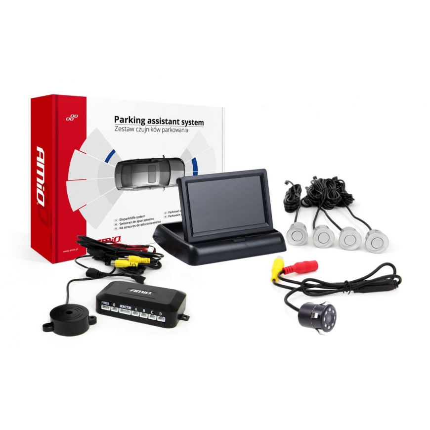 Amio Parking sensor kit tft02 4
