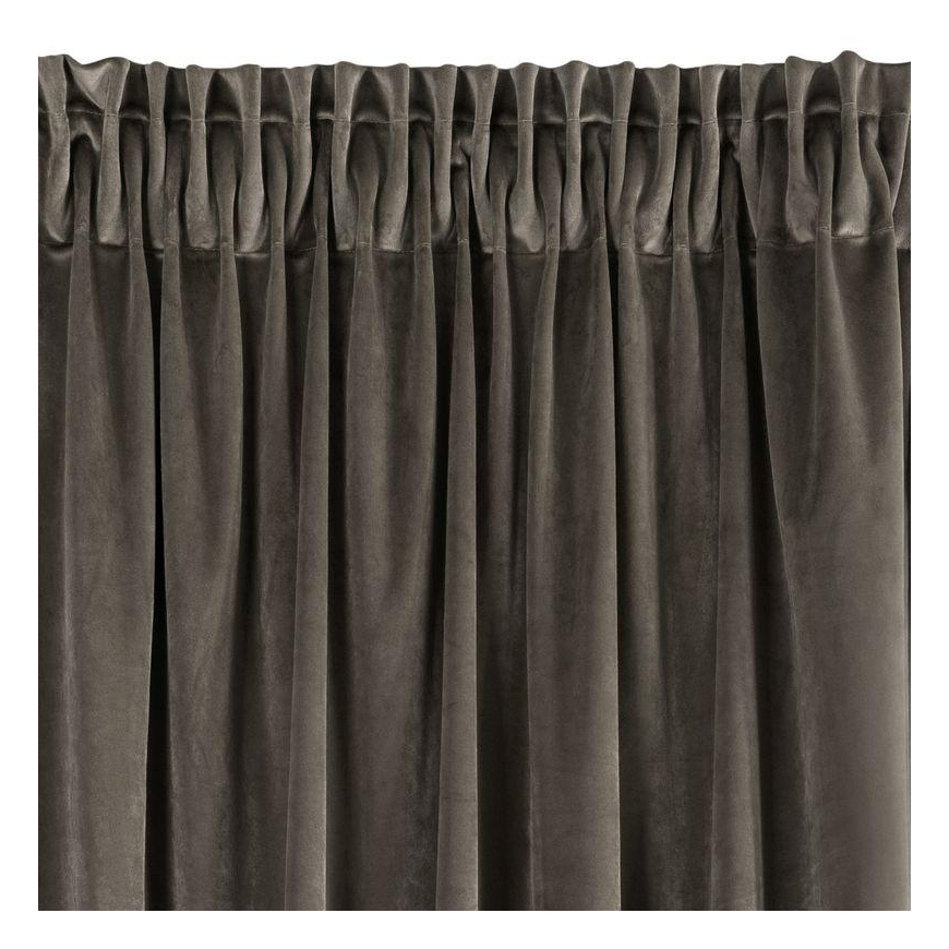 Naktinė užuolaida iš minkšto aksomo Eurofirany DIVA LINE RIA 140X270 cm, juosta/ tunelis/ kabliukai, – 4