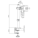 MACLEAN MC-751 Maclean MC-751 monitor desk bracket 13-32 8kg vesa 75x75, 100x100 MACLEAN MC-751 Maclean MC-751 monitor desk bracket 13-32 8kg vesa 75x75, 100x100