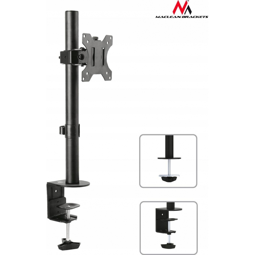 MACLEAN MC-751 Maclean MC-751 monitorius desk bracket 13-32 8kg vesa 75x75, 100x100 – 7