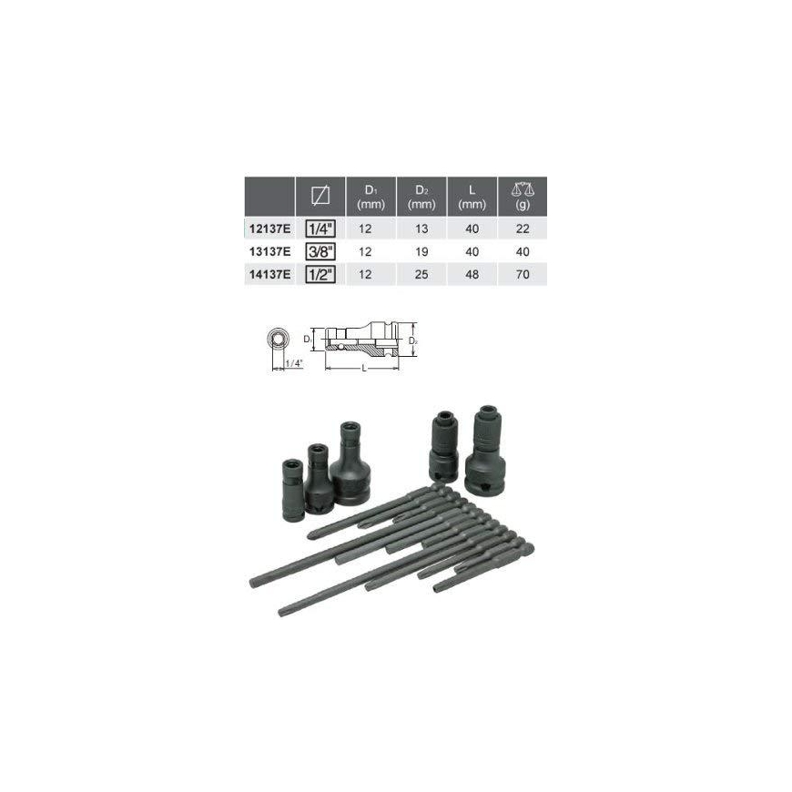 Extended impact adapter 1/2"-1/4" KOKEN – 2
