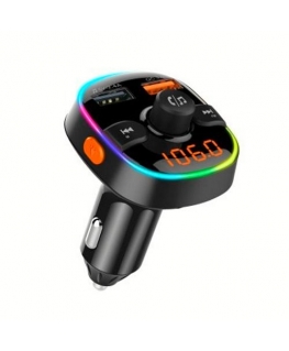 Extra Digital FM moduliatorius automobiliui BC52LQ (RGB LED, QC 3.0, micro SD, laisvų rankų įranga)