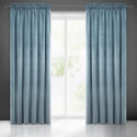 Eurofirany single-color thicker soft velvet night curtain KRISTI, 140X270 cm, 330 g/m2, band/tunnel,