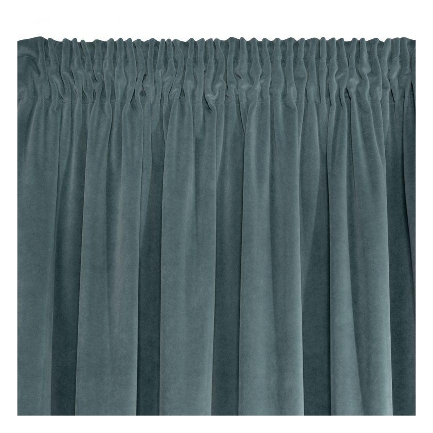 Eurofirany single-color thicker soft velvet night curtain KRISTI, 140X270 cm, 330 g/m2, band/tunnel, – 4