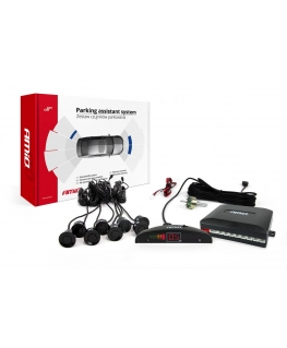 Amio Parking sensor, reverse LED 8 sensors black