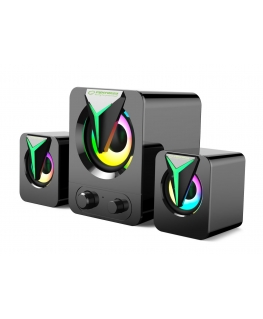Esperanza EGS107 skaļruņi 2.1 USB LED 5 W melns