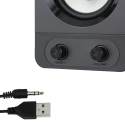 Esperanza EGS107 skaļruņi 2.1 USB LED 5 W melns Esperanza EGS107 skaļruņi 2.1 USB LED 5 W melns