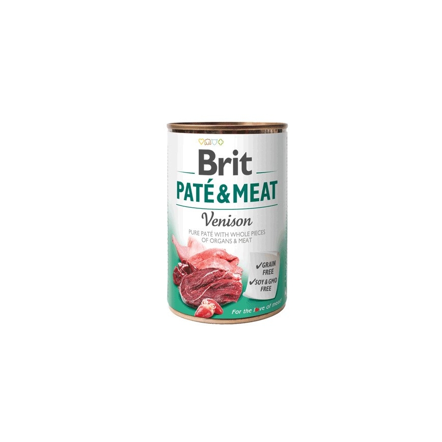 BRIT Paté & Meat hirvelihaga - 400g
